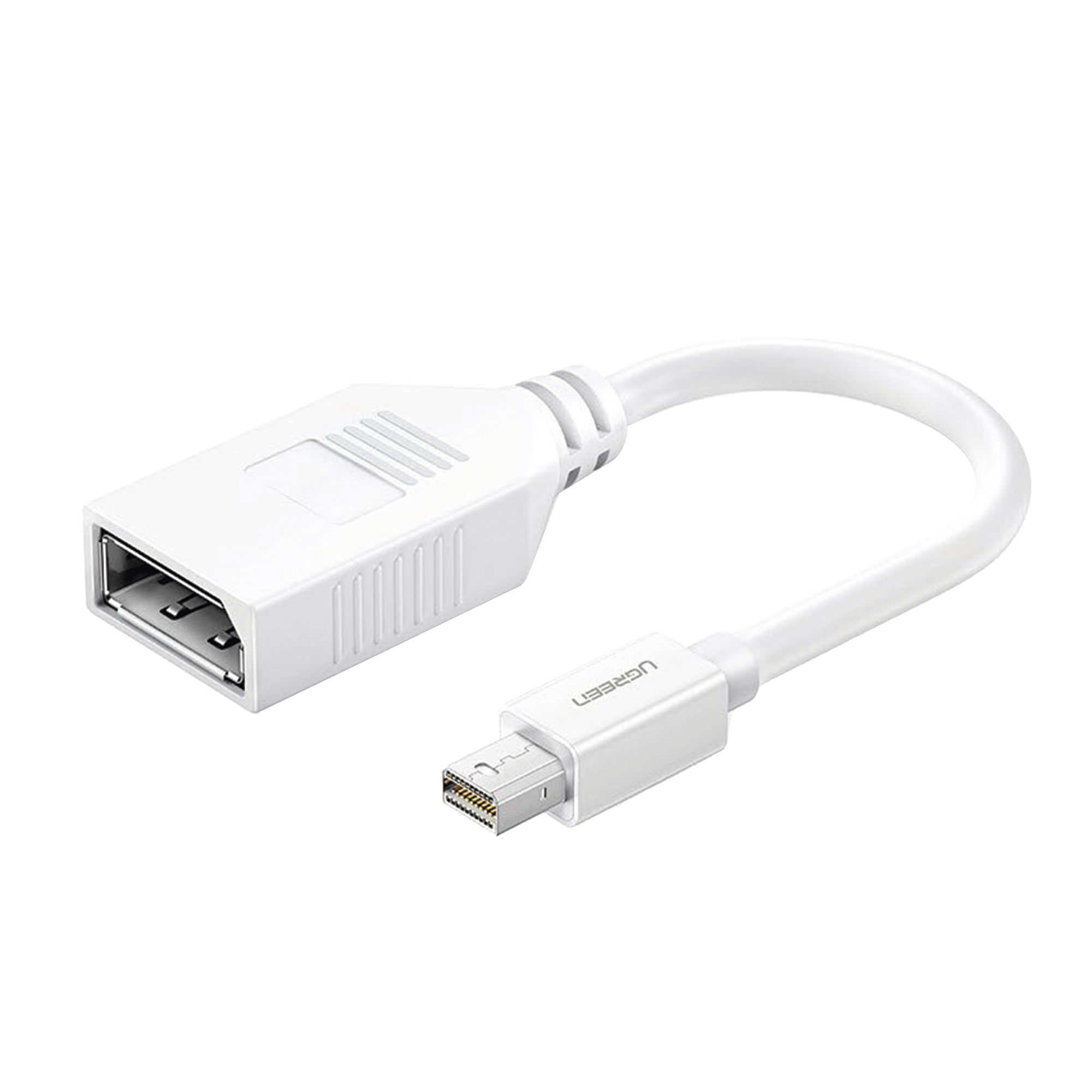 Cable Mini DP Macho a DP Hembra | Thunderbolt 2 | Version DP 1.2 | Soporta 4K*2K | Cable de 15cm | Color Blanco. Cable Mini DP Macho a DP Hembra | Thunderbolt 2 | Version DP 1.2 | Soporta 4K*2K | Cable de 15cm | Color Blanco.